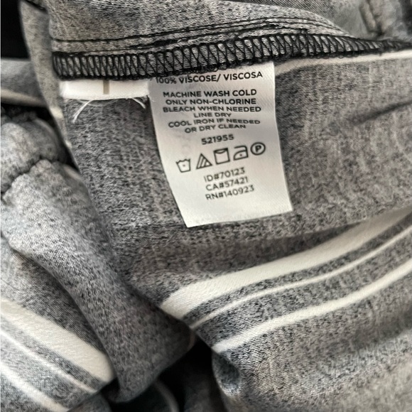 LOFT Striped Wide Leg Jumpsuit - Picture 7 of 8